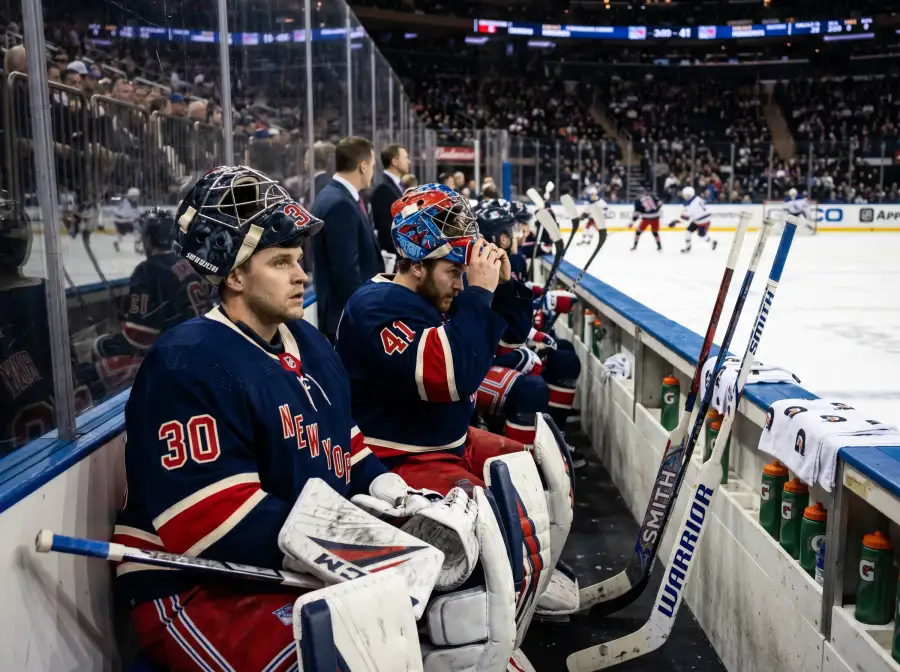 Movimiento de cuota NHL cuando se anuncia cambio de portero titular a backup antes del partido